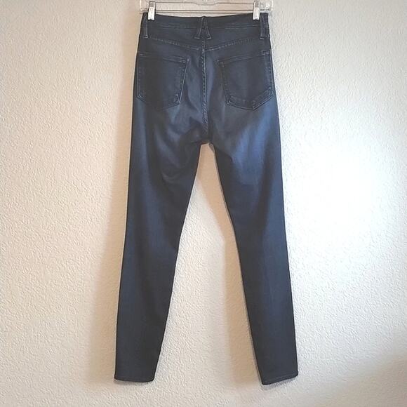 Good American NEW Good Waist Compression Dark Wash Skinny Straight Jeans 24 - Picture 6 of 16